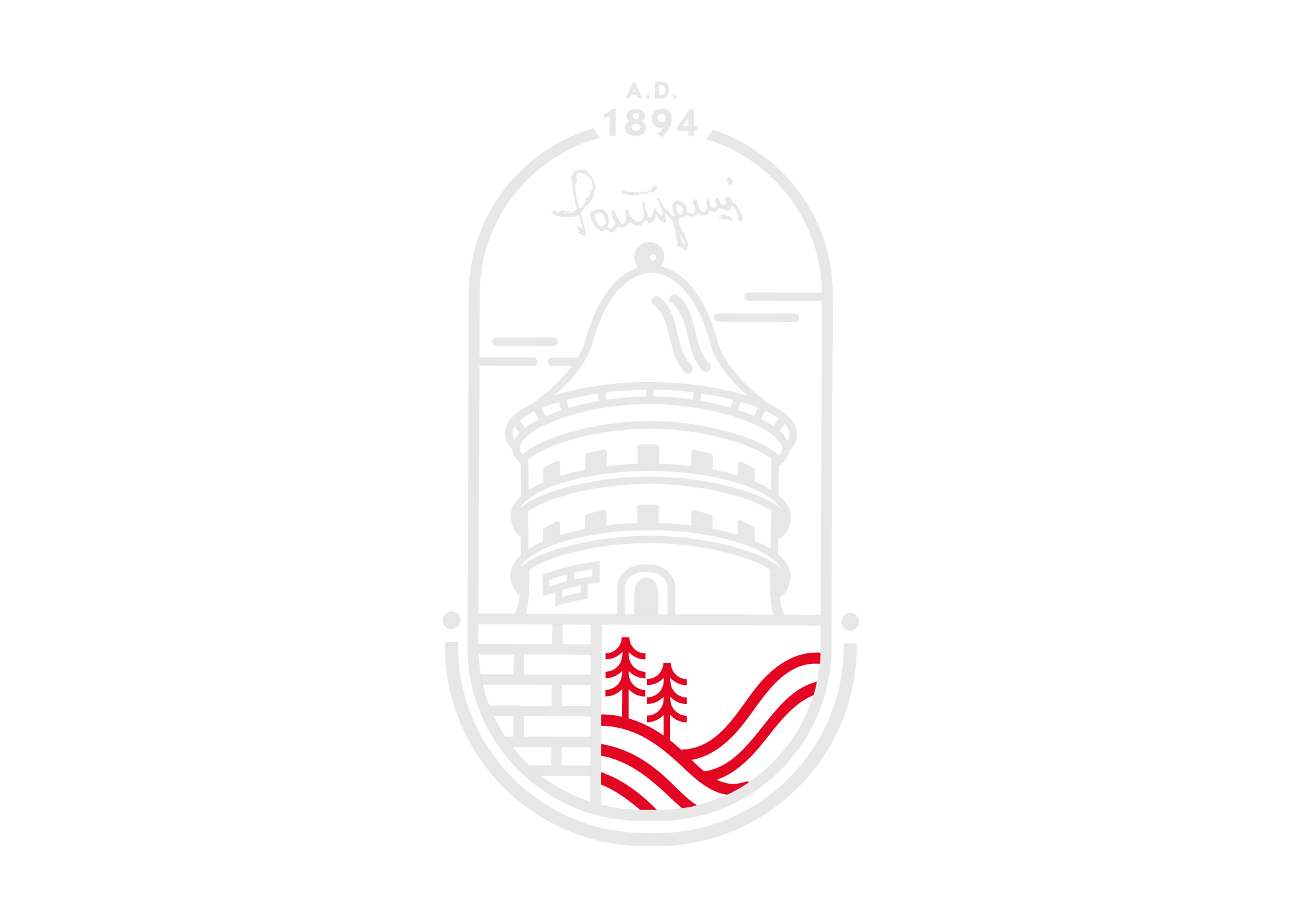 Dettaglio del logo di Tenute Agricole Santojanni, il Bosco Grande